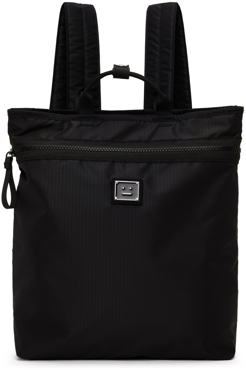 Acne Studios Black Sporty Backpack Acne Studios