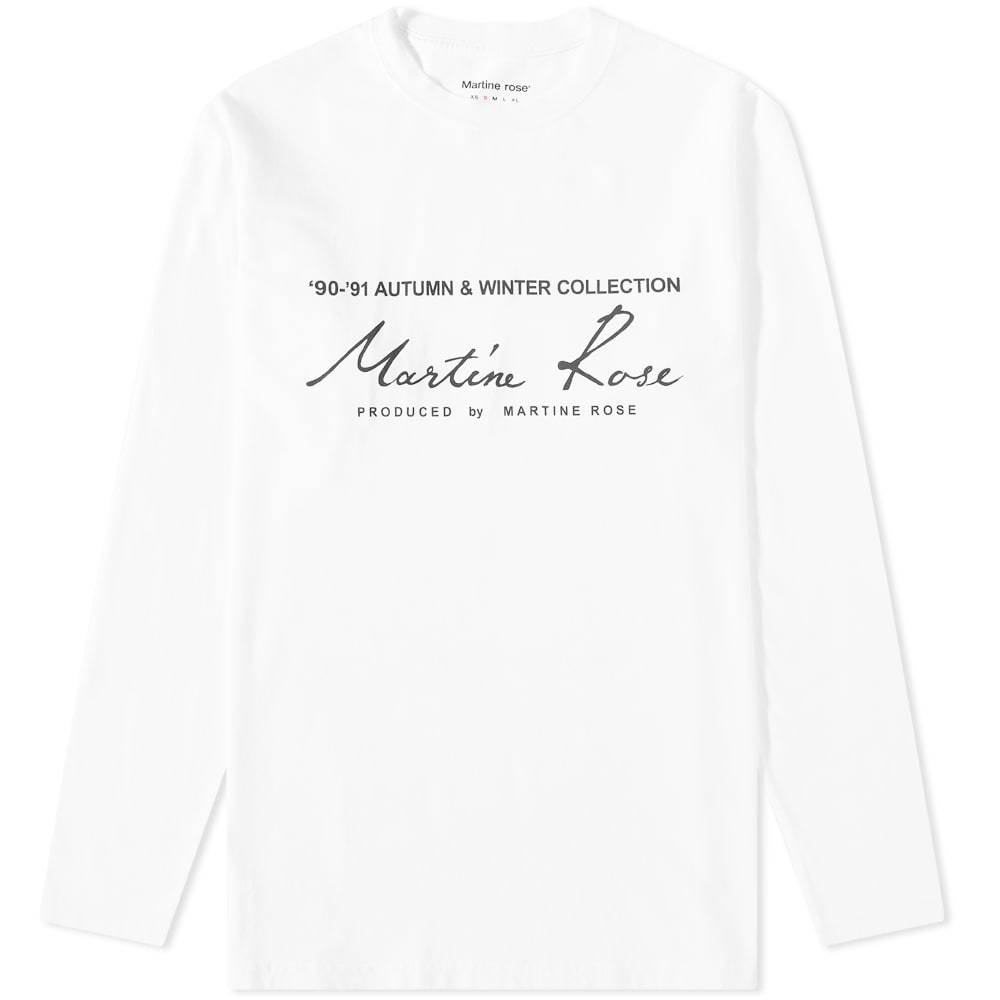 Photo: Martine Rose Long Sleeve Classic Logo Tee