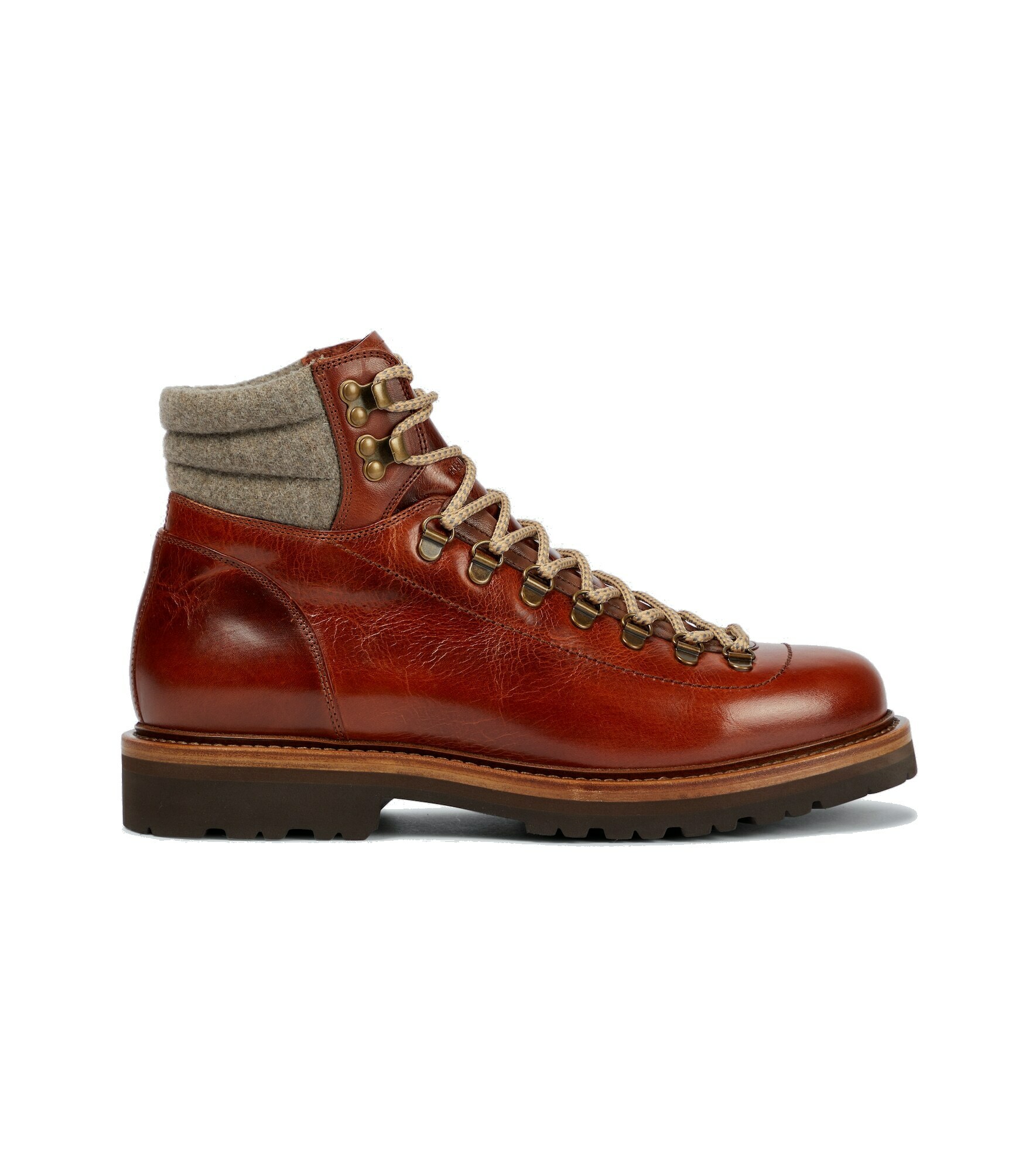 Brunello Cucinelli - Mountain leather hiking boots Brunello Cucinelli