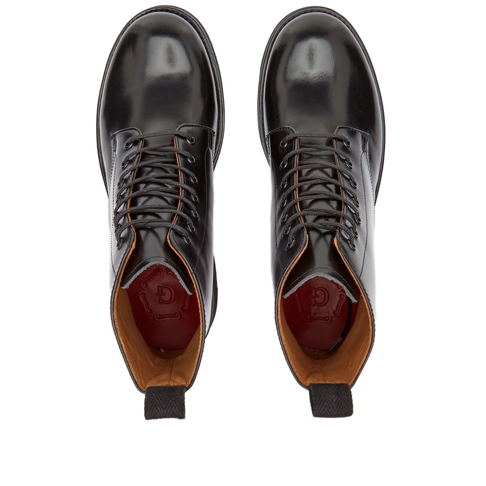 Grenson Women's Denver Platform Lace Ankle Boot in Black Grenson