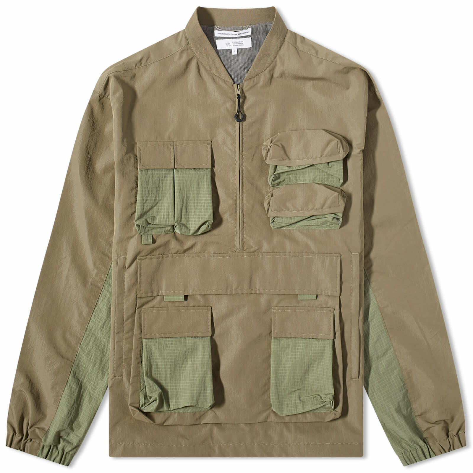 F/CE. Men's Tech Utility Track Jacket in Sage Green F/CE.