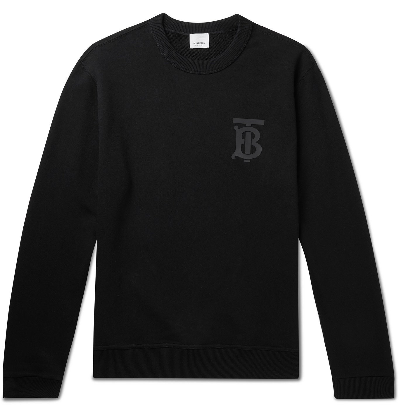 burberry logo print sweatshirt