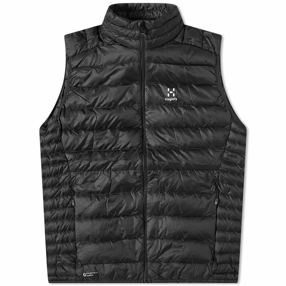 Haglofs Men's Haglöfs Roc Down Vest in True Black Haglofs