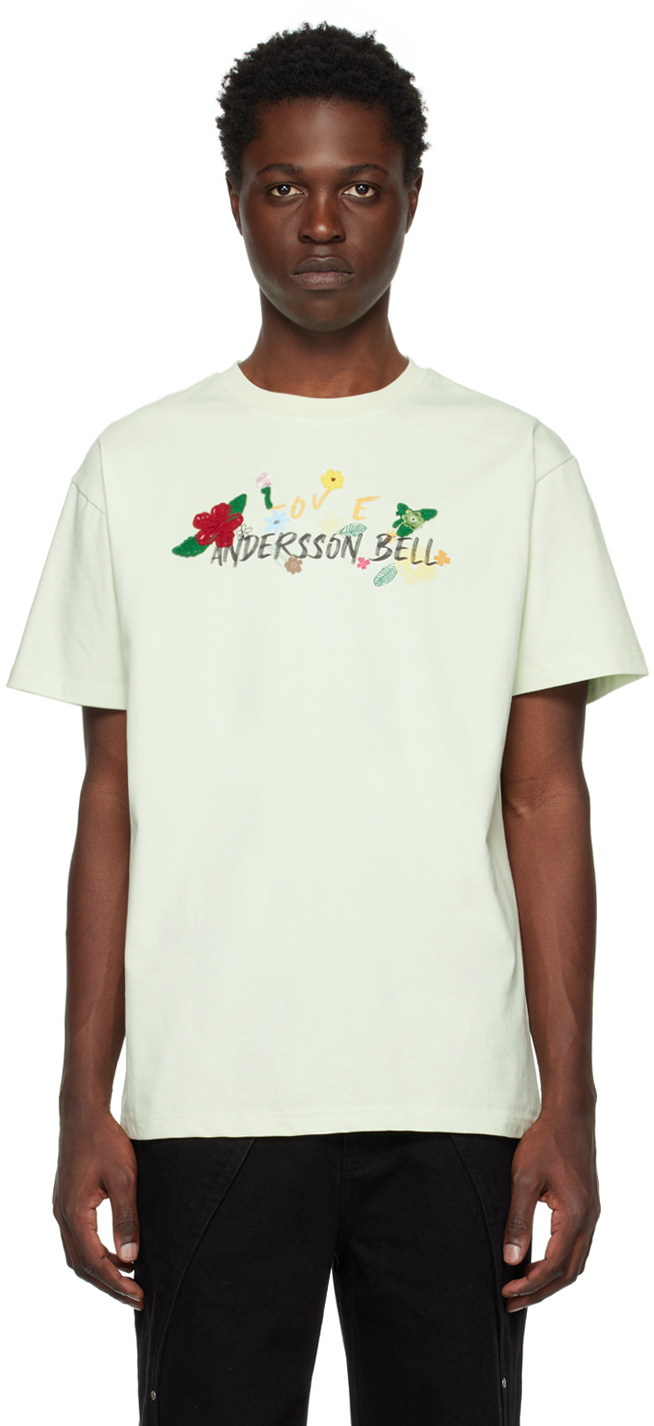 Andersson Bell SSENSE Exclusive Green T-Shirt Andersson Bell