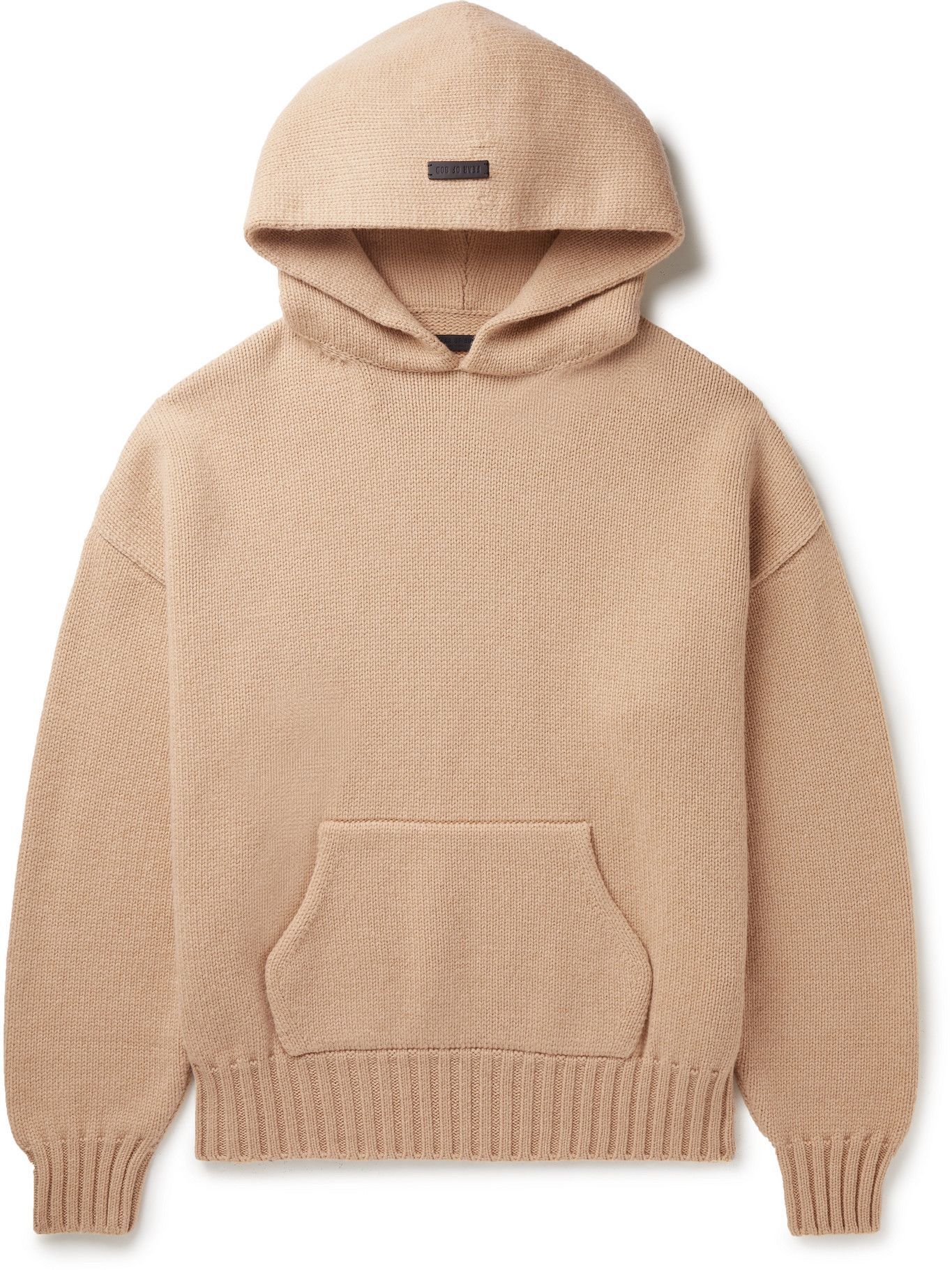 FEAR OF GOD - Wool Hoodie - Brown Fear 