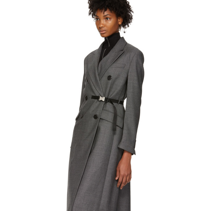 prada buckle coat