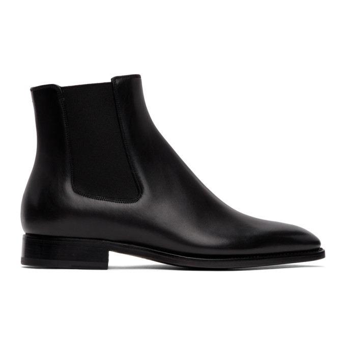 Givenchy Black Classic Chelsea Boots Givenchy