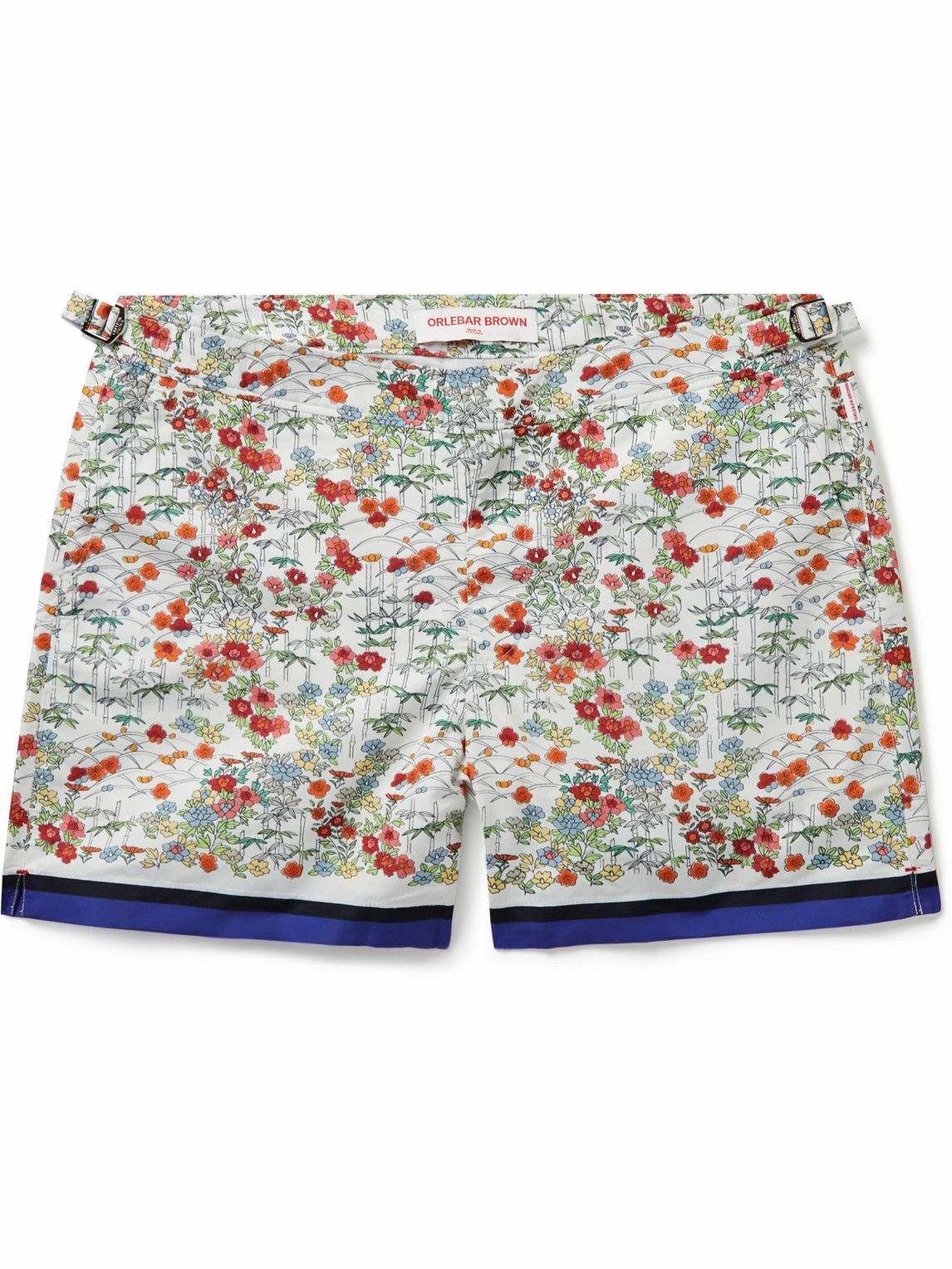 Orlebar Brown - Setter Slim-Fit Short-Length Floral-Print Swim Shorts ...