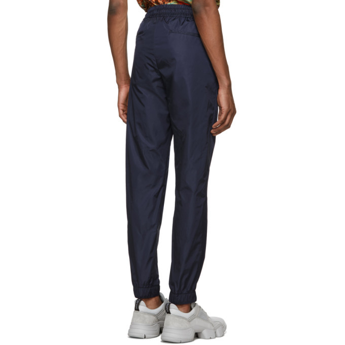 Givenchy Navy Satin Jogger Lounge Pants 