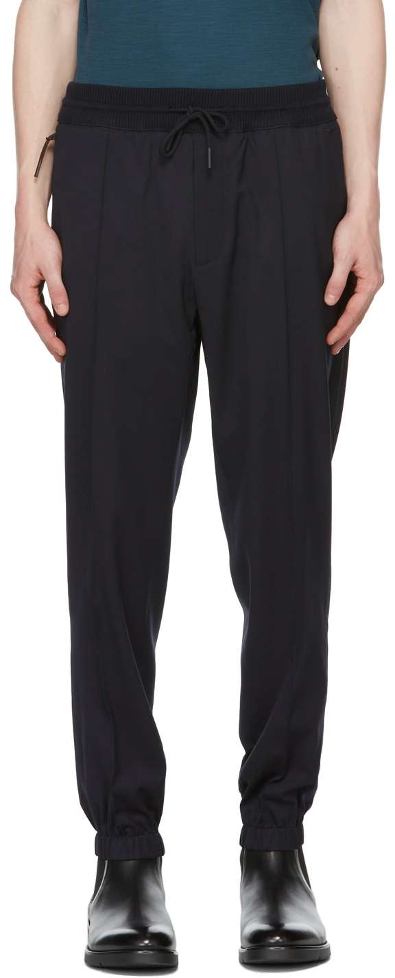 Ermenegildo Zegna Navy High Performance Jogger Lounge Pants Ermenegildo ...