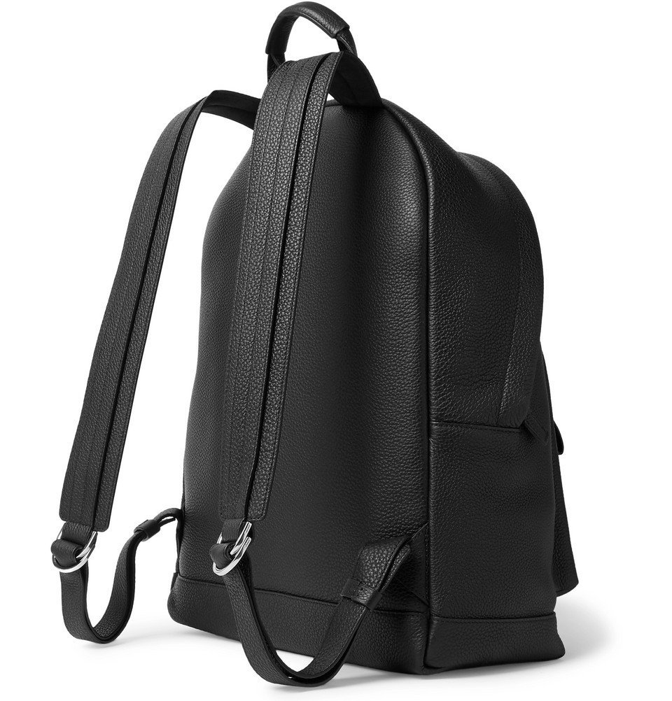 TOM FORD - Buckley Pebble-Grain Leather Backpack - Men - Black TOM FORD