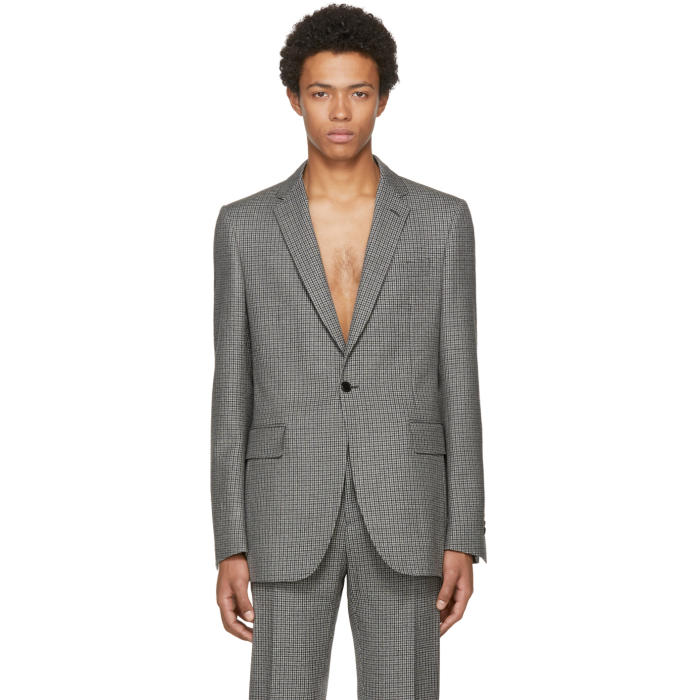 Calvin Klein 205W39NYC Grey Fancy Wool 