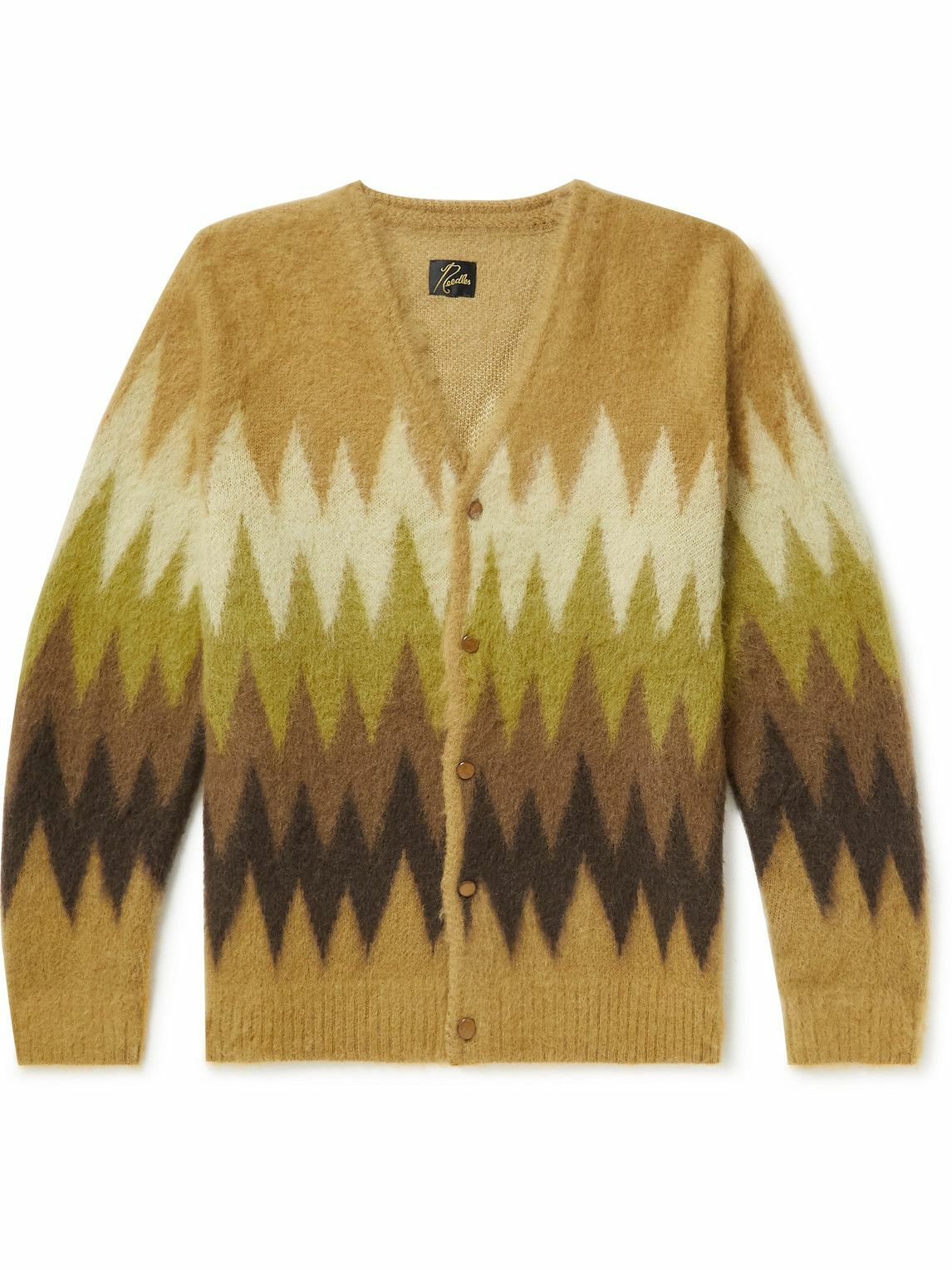 Mohair Twist Blend Knit Cardigan
