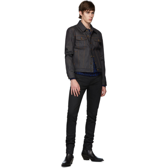 Saint Laurent Indigo Raw Classic Denim 