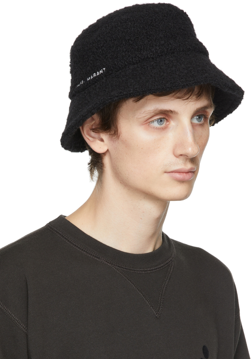 Isabel Marant Black Denji Bucket Hat Isabel Marant