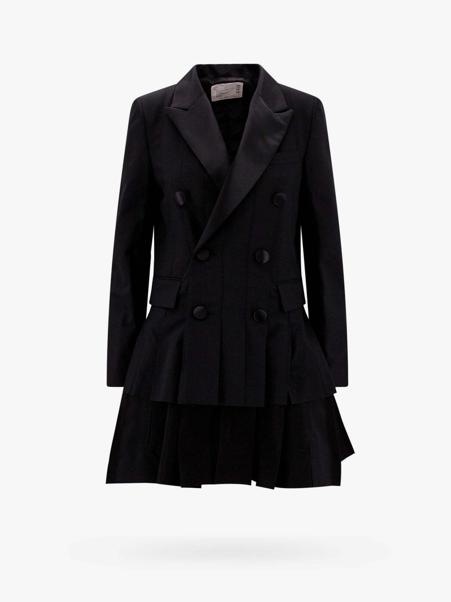 sacai blazer black