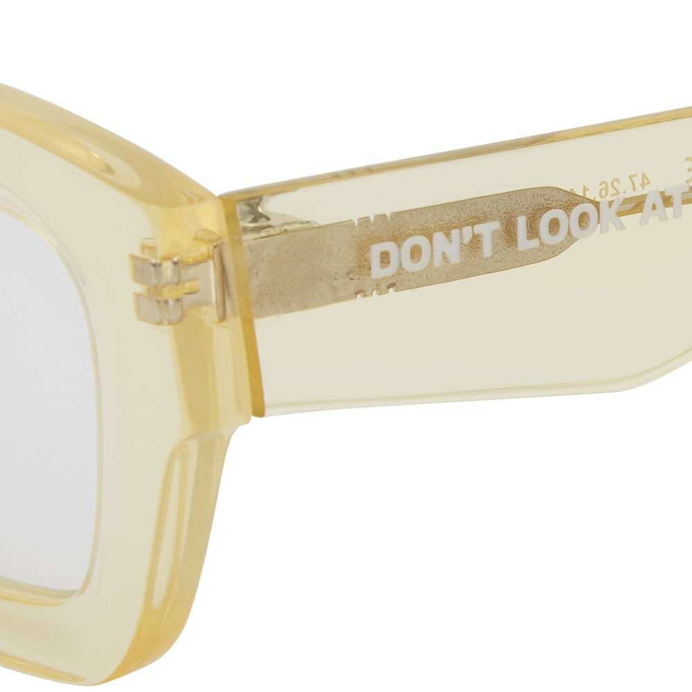 Bonnie Clyde Karate Sunglasses in Transparent Yellow Bonnie Clyde