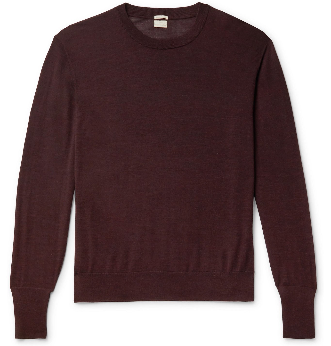 burgundy merino sweater