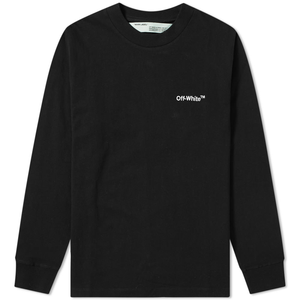 Off-White Long Sleeve Off Mock Up Tee Black Off-White