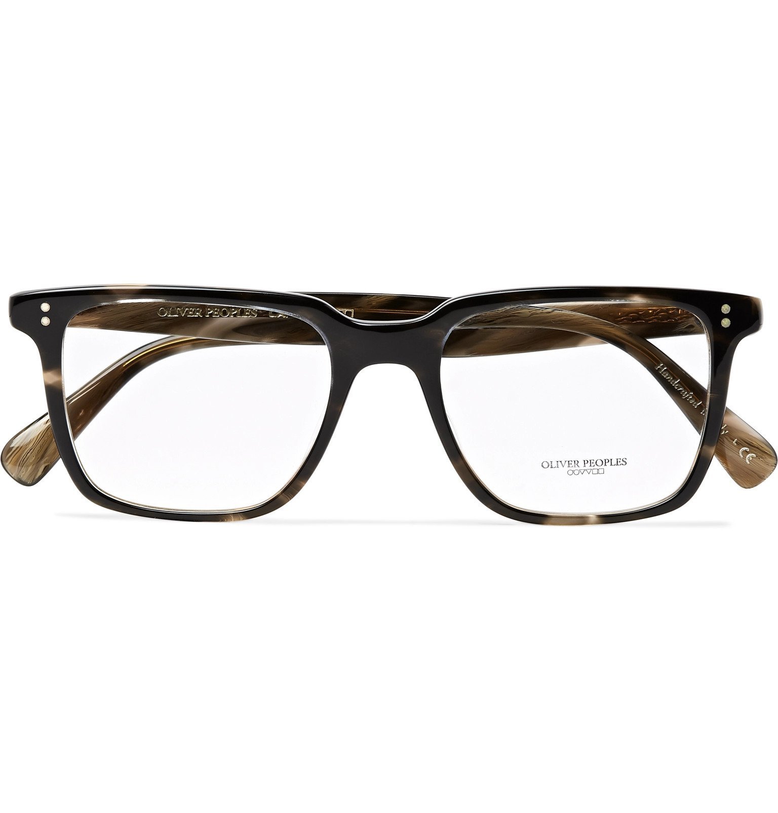 Oliver Peoples - Lachman Square-Frame Tortoiseshell Acetate Optical Glasses  - Tortoiseshell Oliver Peoples