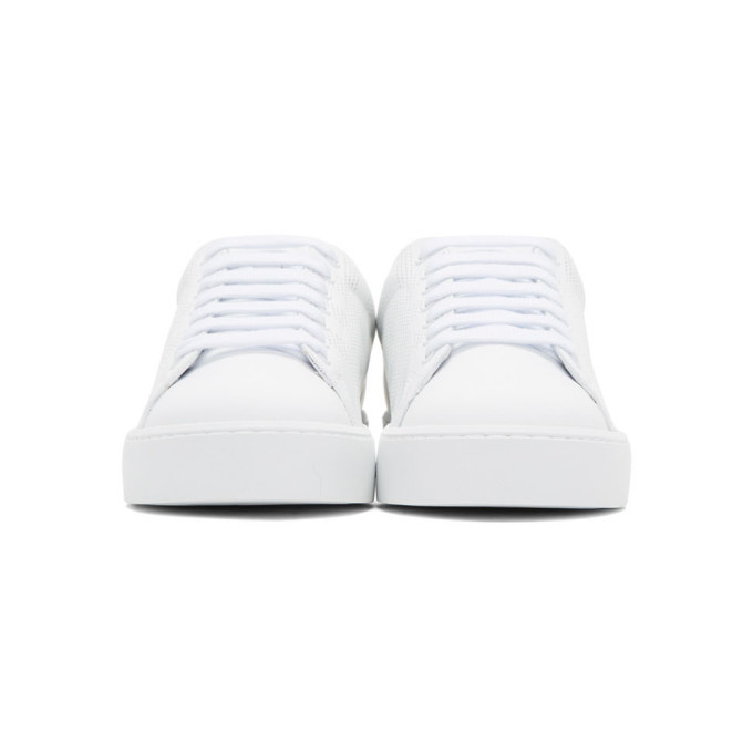 Burberry White Westford Check Sneakers Burberry