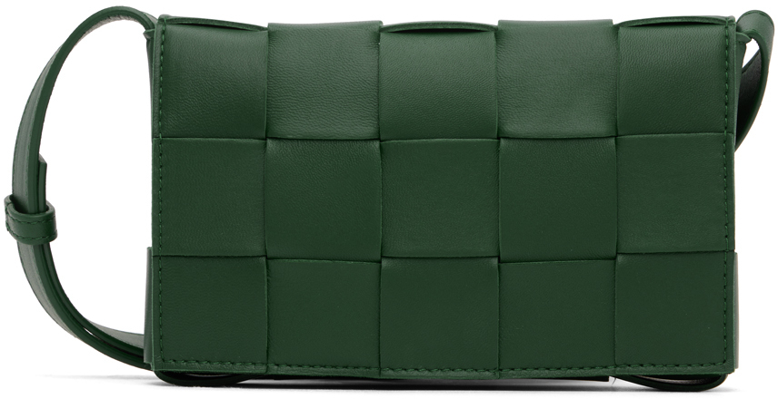 bottega veneta cassette bag green