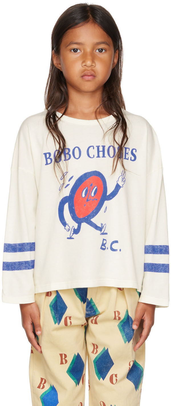 Bobo Choses Bobo Choses By Hand T-shirt, Navy Blue