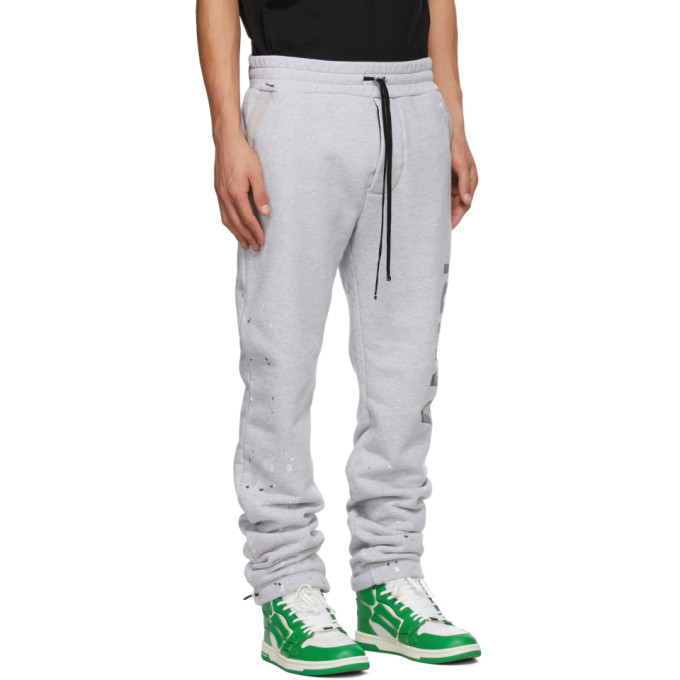 AMIRI Grey Army Paint Lounge Pants Amiri
