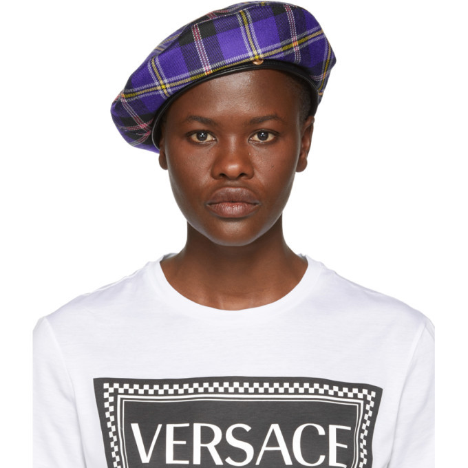 versace beret hat