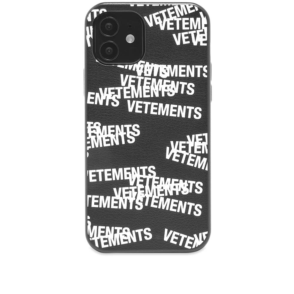 VETEMENTS Stamped Logo Iphone 12 Pro Case Vetements