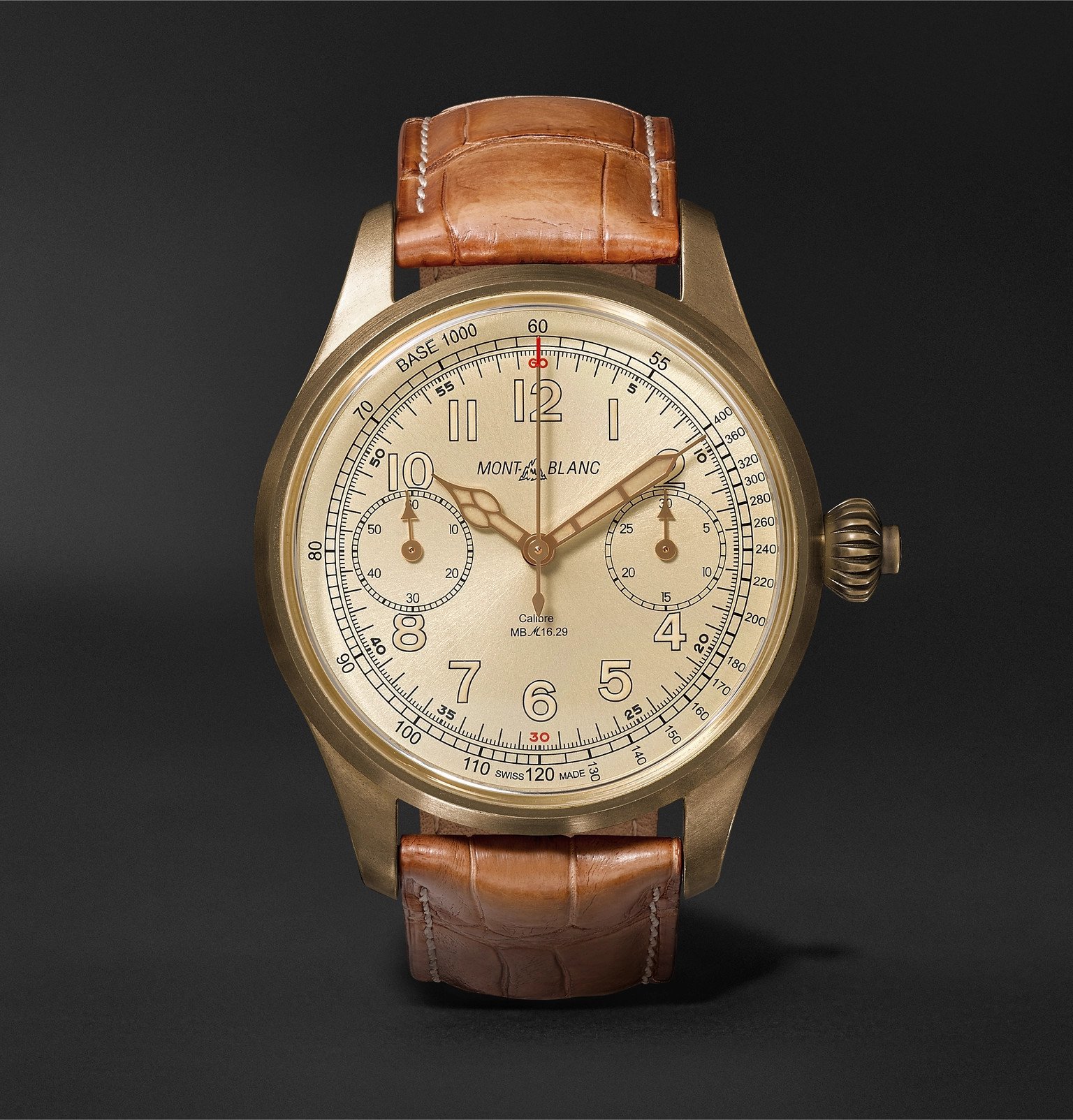 montblanc 1858 chronograph tachymeter