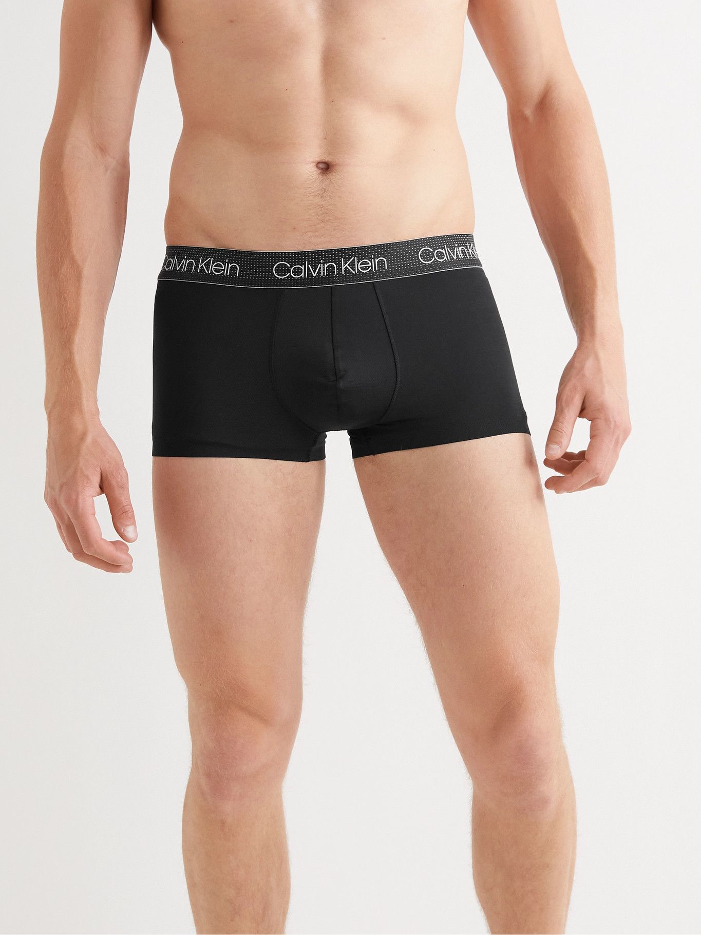 CALVIN KLEIN UNDERWEAR - Air FX Micro-Mesh Boxer Briefs - Black Calvin Klein  Underwear