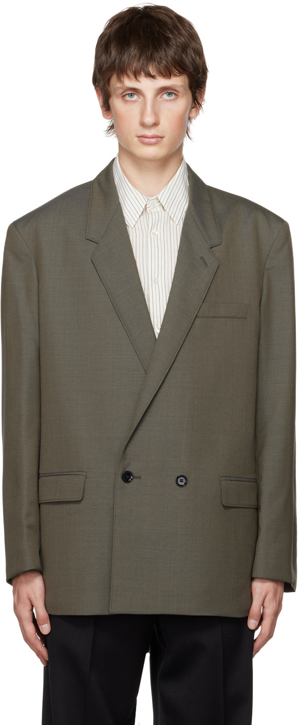 Lemaire Gray Boxy Blazer Lemaire