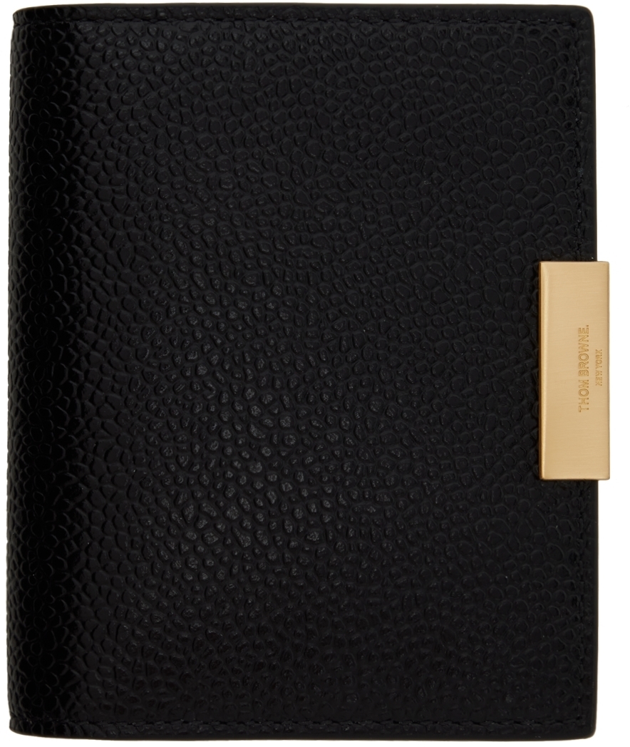 Thom Browne Black Calfskin Card Holder Thom Browne