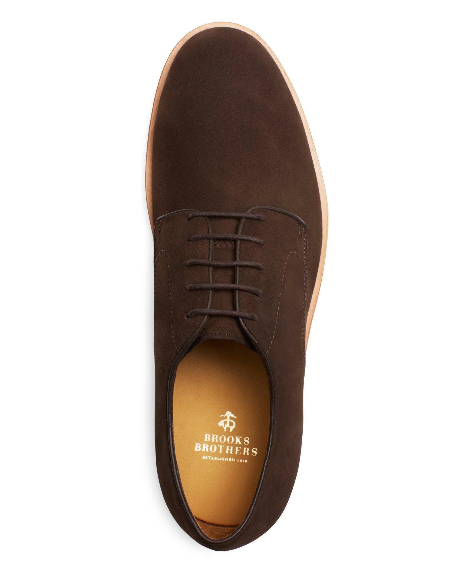 Brooks Brothers Men's Classic Bucks Shoes | Dark Brown