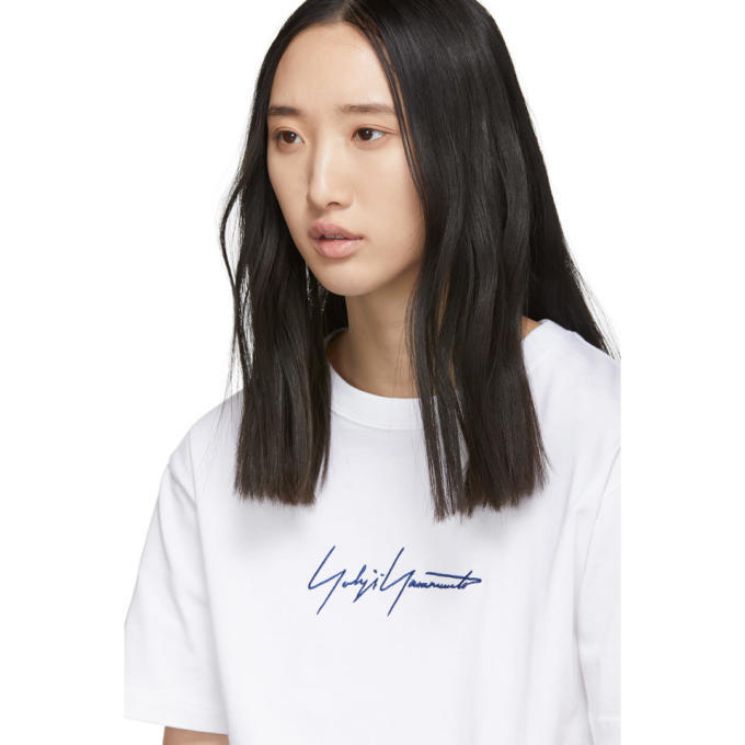 Yohji Yamamoto White New Era Edition Cotton T-Shirt Yohji Yamamoto