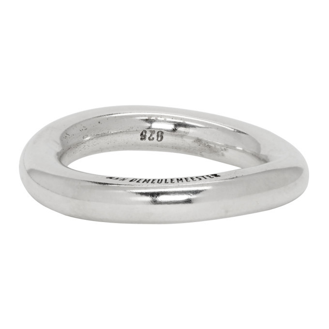 Ann Demeulemeester SSENSE Exclusive Silver Simple Ring Ann Demeulemeester