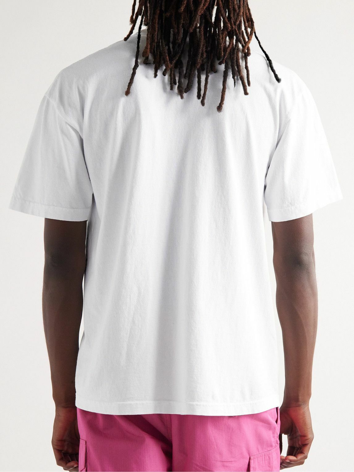 Throwing Fits LogoPrint CottonJersey TShirt White