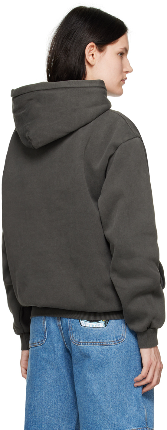 Butter Goods Black Distressed Dye Hoodie Butter Goods
