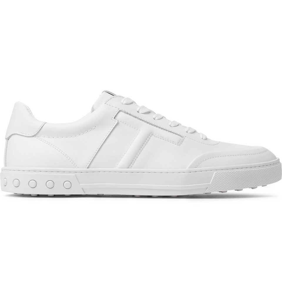 tod's white leather sneakers