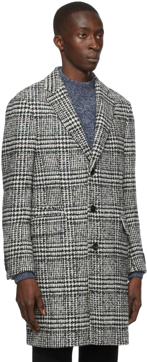 tweed houndstooth coat
