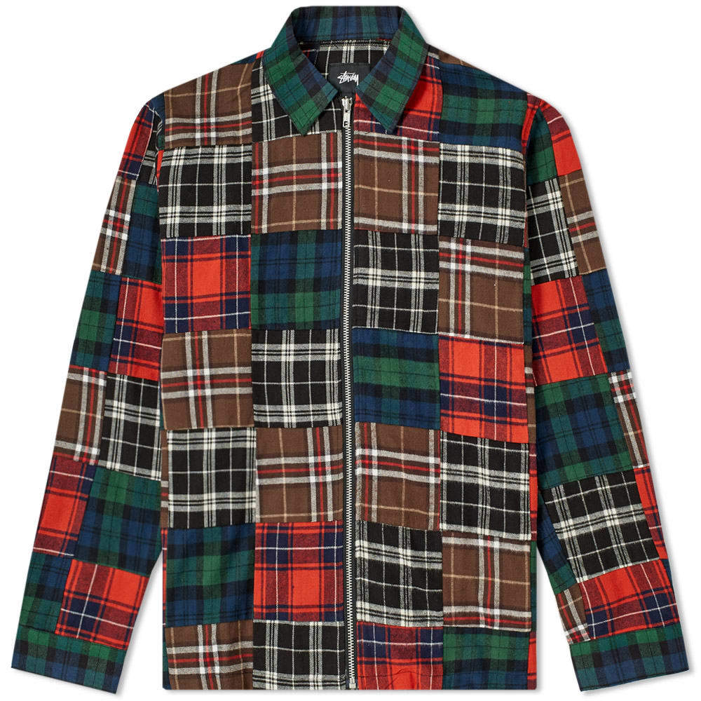 Stussy patchwork flannel Clearance