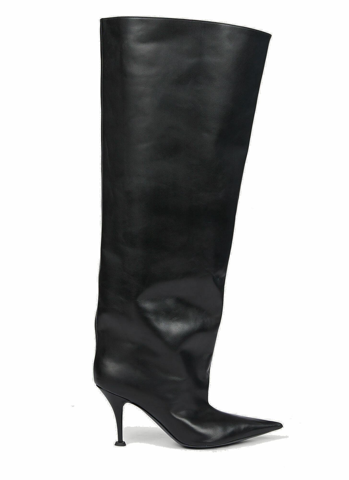 Falkon Heeled Boots in Black Balenciaga