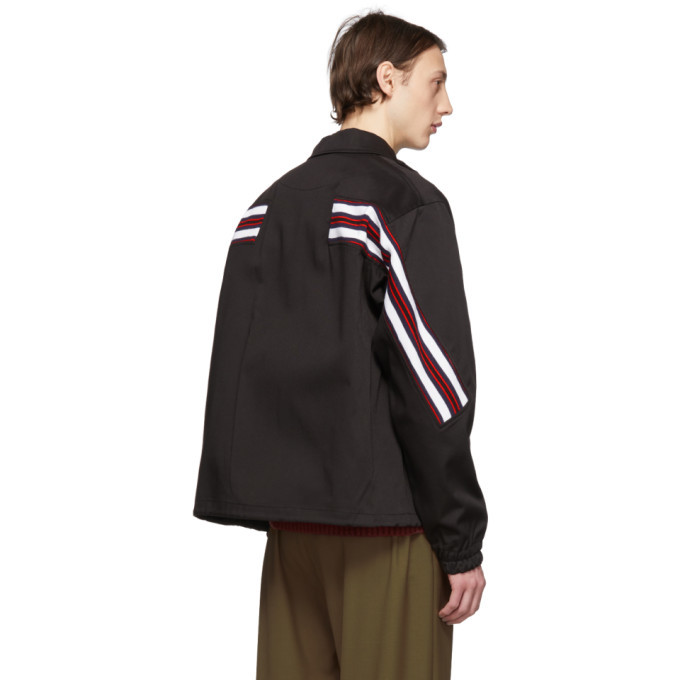 Facetasm Black Dickies Edition Logo Coach Jacket Facetasm