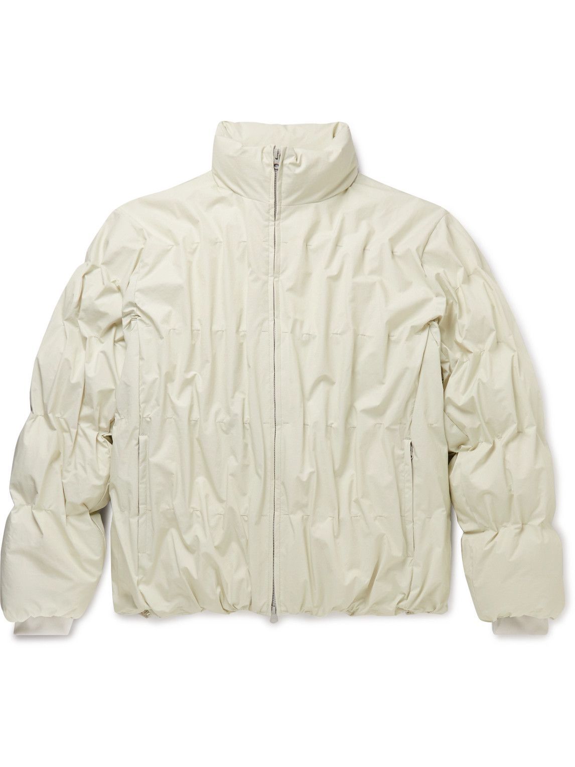 POST ARCHIVE FACTION - 4.0 Right Pleated Nylon-Ripstop Down Jacket