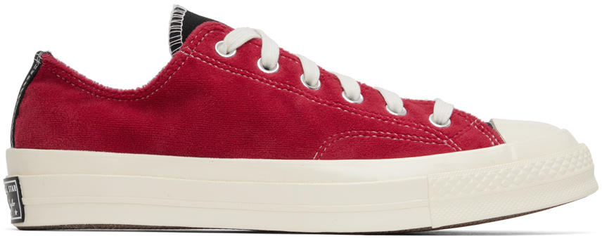 Photo: Converse Black & Red Chuck 70 OX Sneakers