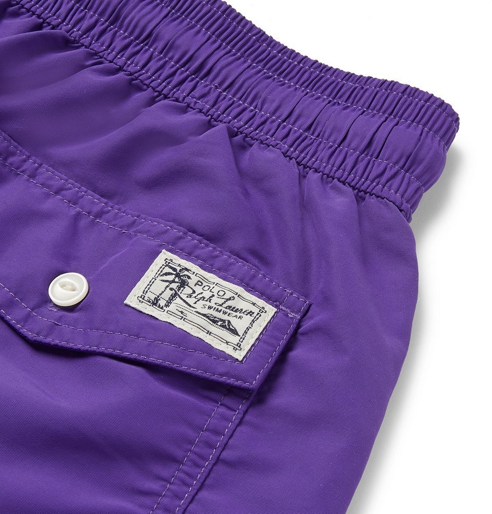 purple ralph lauren shorts