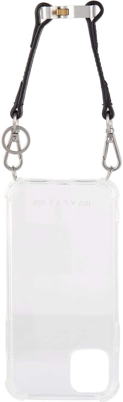 Photo: 1017 ALYX 9SM Transparent Small Leather Strap iPhone 11 Case