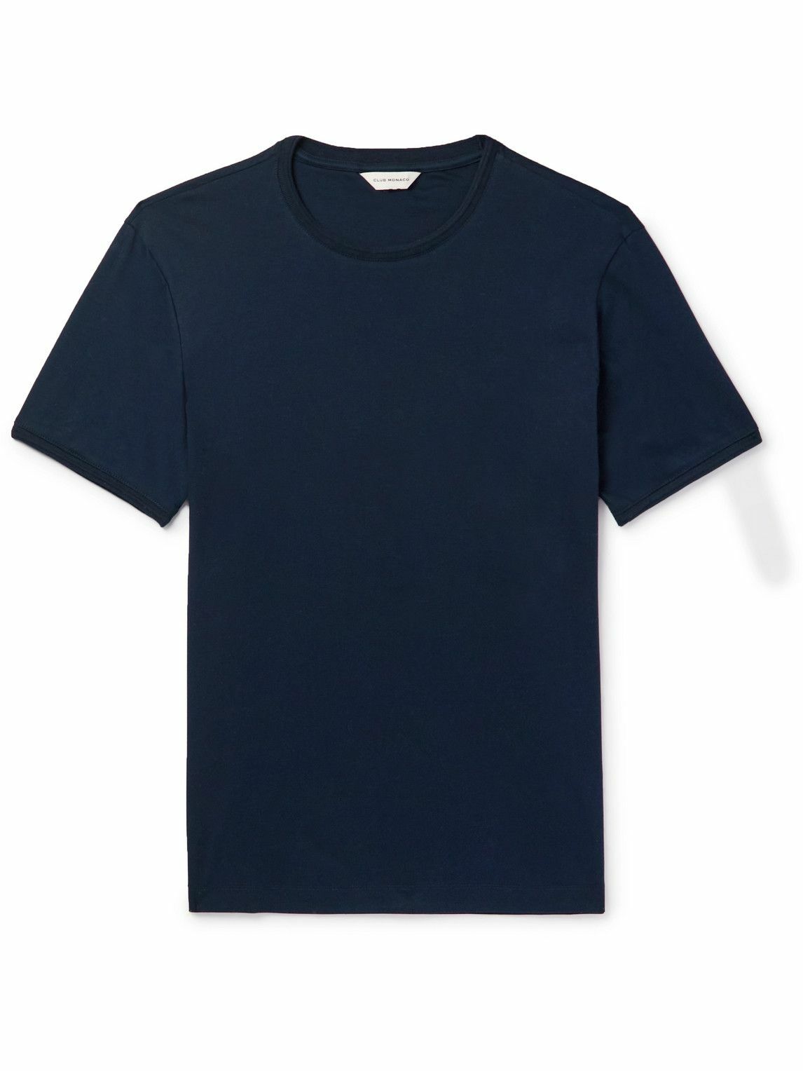 Photo: Club Monaco - Mercerised Cotton T-Shirt - Blue