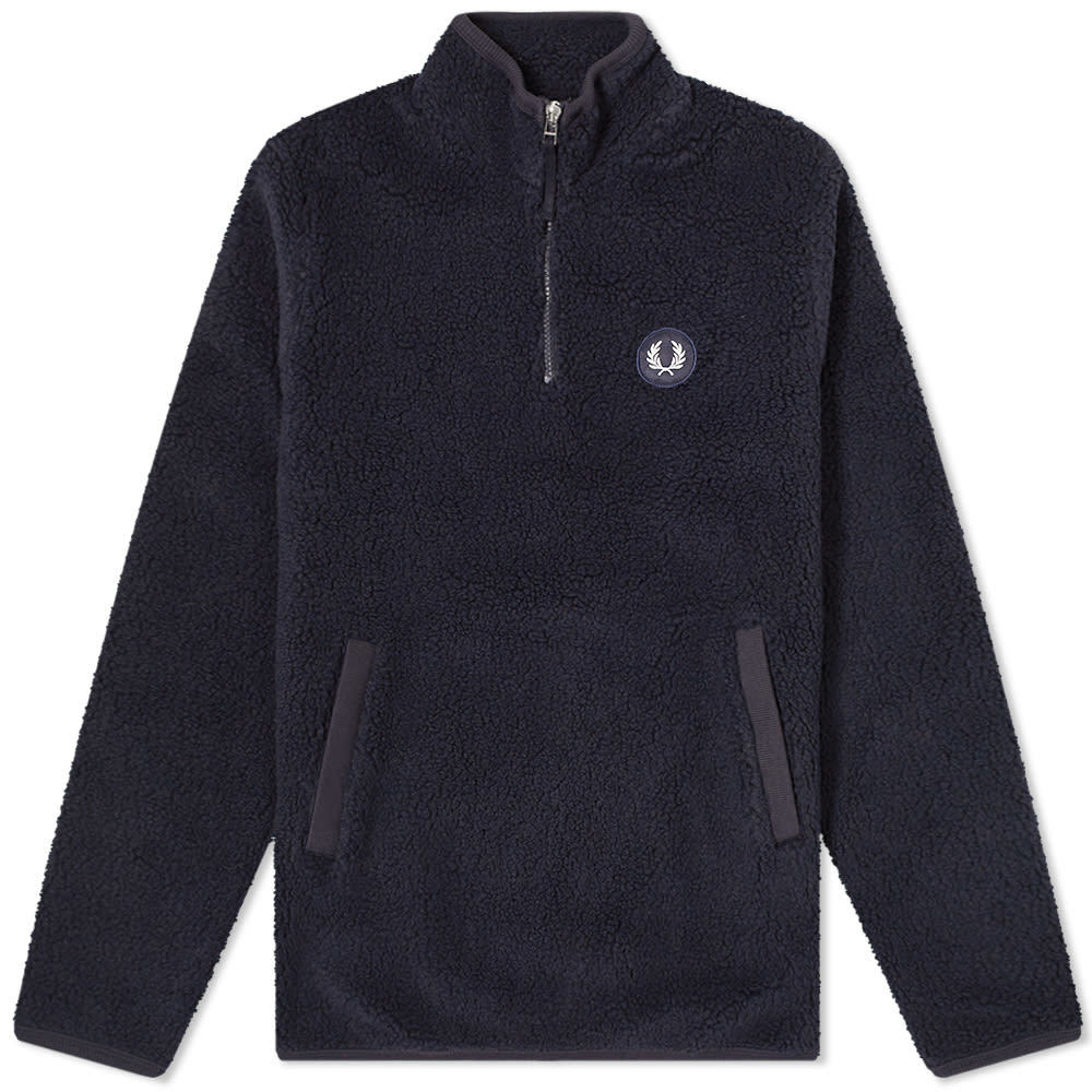 Fred Perry Borg Half Zip Fleece Jacket Fred Perry